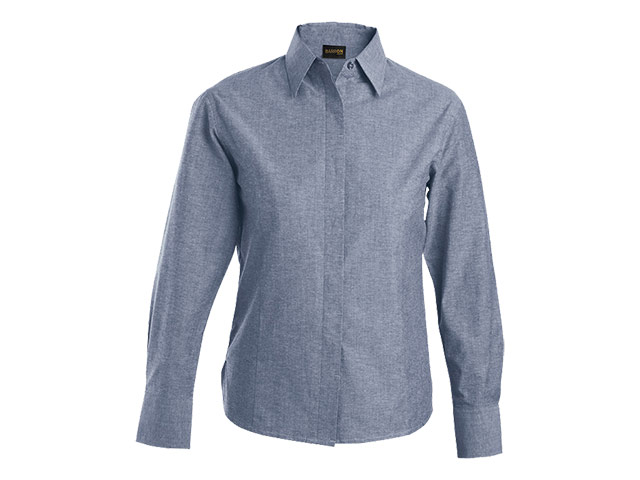 Oxford Blouse Long Sleeve Ladies - Image 2