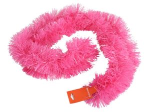 Pink or White Tinsel Garland