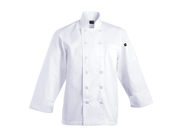 Savona Long Sleeve Chef Jacket Mens - Image 4