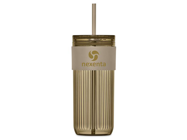 Serendipio Mayfair Plastic Tumbler & Straw – 650ml - Image 2