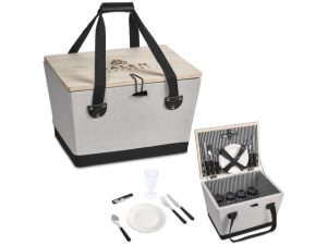 Serendipio Willow 4-Person Picnic Basket