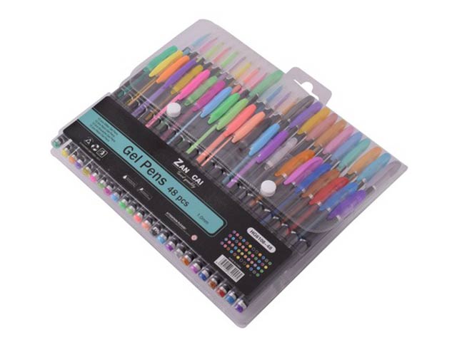 Shiny 48-Piece Gel Pens