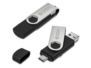 Shuffle Glint Flash Drive – 32GB - Silver