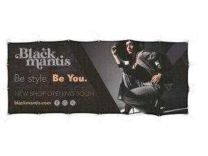 Sublimated Airtex Fabric Fence Banner 3 m x 1.2m