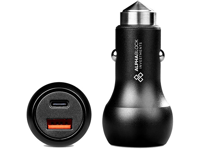 Swiss Cougar Baltimore 2 -in-1 Fast Car Charger & Tool