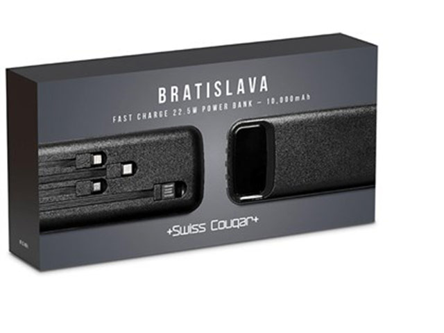 Swiss Cougar Bratislava Fast Charge 22.5W Power Bank - 10,000mAh - Image 3