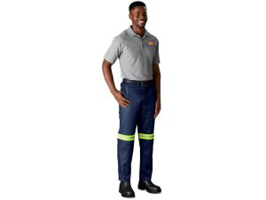 Trade Polycotton Pants - Reflective Legs - Yellow Tape