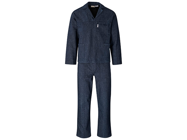 Vintage 100% Cotton Denim Conti Suit - Image 2